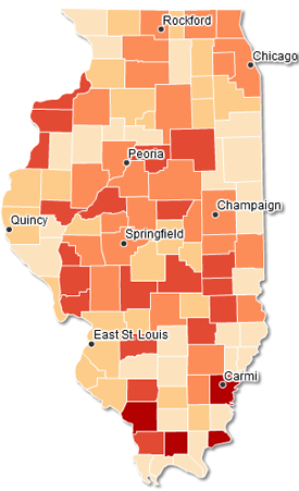 Illinois Public Health Community Map